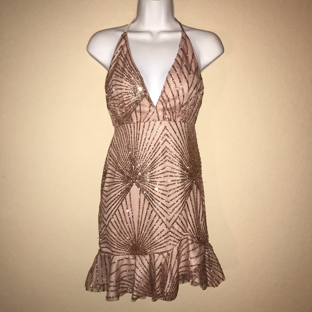 Rose Gold Party Dress